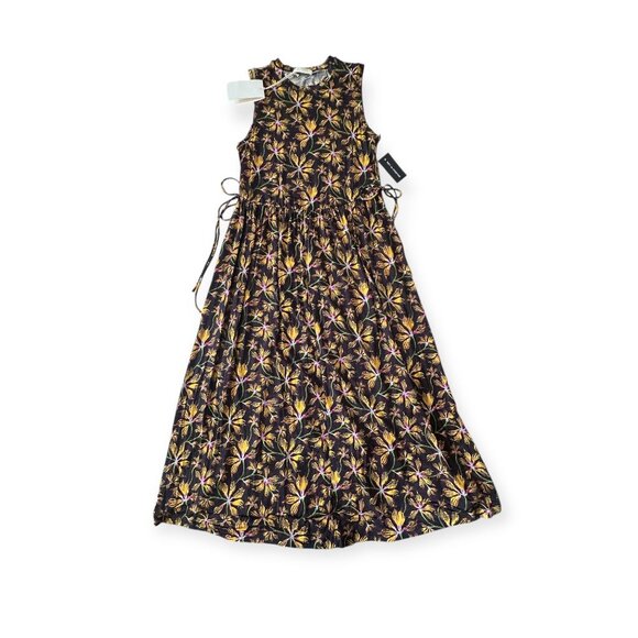 Ulla Johnson Clea Dress Maple Floral Jersey Midi S NWT $550 - Picture 7 of 16